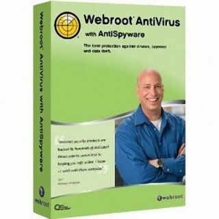 Webroot Antivirus w Spysweeper Protect Online Threats