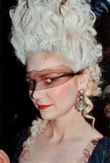 Exceptionally Well Crafted White Curl Marie Antoinette Style Wig Tall