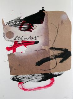Antoni Tapies Spanish Abstract Expressionist Litho