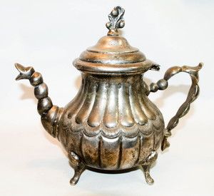 Vintage Art Deco Anwar FES Silver Teapot