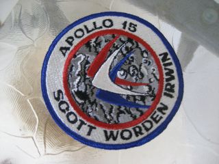 Fabulous Early Original NASA Apollo 15 4 Patch with Cotton Back