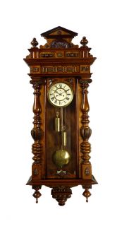 antique german gustav becker wall clock at 1910