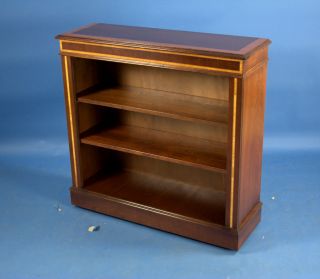 Antique Style Mahogany Open Bookcase Office Furniture