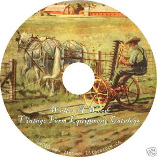 Walter A Wood Antique Farm Equipment Catalogs on CD