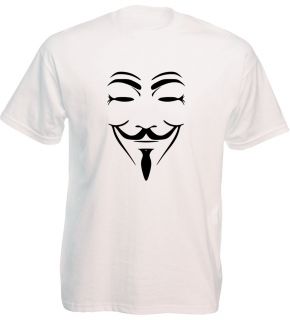 Tee Shirt Neuf Masque Vendetta Personnalisable Personnalise Taille s 