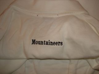 Mens Nike Appalachian State Mountaineers Basketball White Polo Shirt 