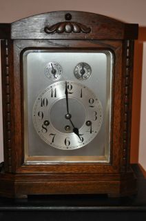 Antique Junghans Wurttemberg Westminster Chime Mantel Clock
