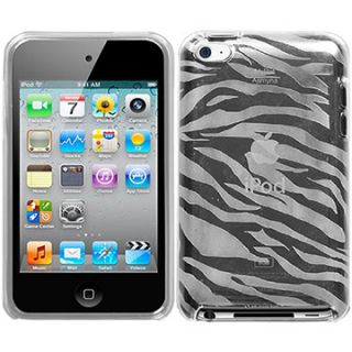   Soft Cover for Apple iPod TOUCH4 Clear Zebra Tocuh 4th Gen 4