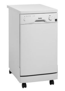 Danby DDW1899WP Portable Dishwasher 7 Wash Cycles 8 Place Setting 