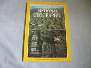 NATIONAL GEOGRAPHIC April 1981 NORTHERN IRELAND +MAP Gorillas 