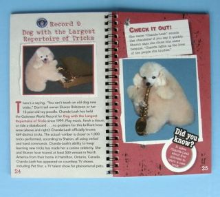 Guinness World Record Breaking Pets Book Learn New Animal Tricks 