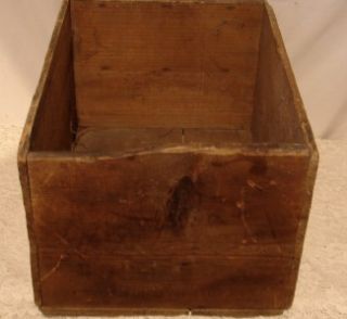 vintage old shabby wooden crate box apricots