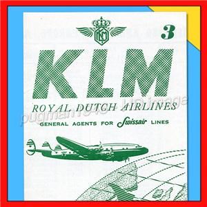   AIRLINES 1949 AIRLINE TIMETABLE SCHEDULE AMERICAN CARIBBEAN IRELAND