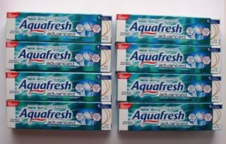 Aquafresh Advanced Triple Protection Toothpaste 8 Tubes