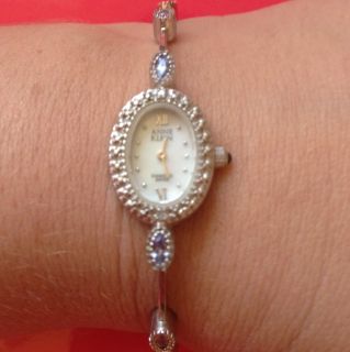Womens Anne Klein Tanzanite And Diamond Watch