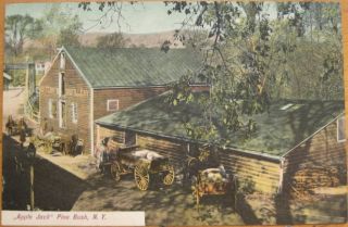 1908 Postcard Apple Jack Terry Distillery Pine Brush NY