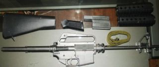 Scale Colt AR 15 Machine Gun Plastic Model Built ★★