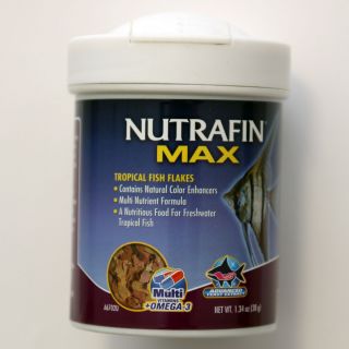 AQUARIUM Nutrafin Max Tropical Fish Food Flakes w/ Multi Vitamin Omega 