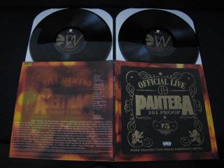 Pantera Official Live 101 Proof US Vinyl Dbl LP Anselmo
