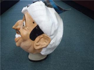 Yasser Arafat Full Head Vinyl Mask Former Palestinian Leader Abu Ammar 