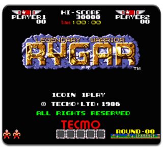 Rygar Logo Mouse Pad Arcade Video Games Atari Lynx NES