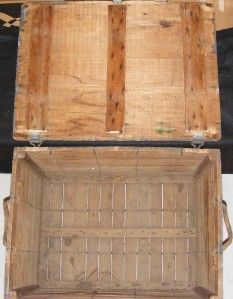 Antique Wood Trunk Holsum Bread Crate Rochester NY USA