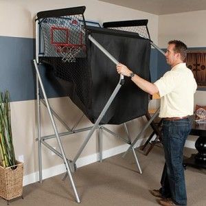 Lifetime Double Shot Arcade Basketball System 7 High Quality Mini 