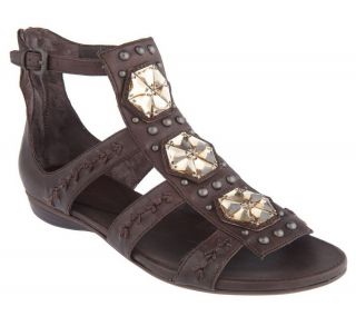 Makowsky Tara Jewel Stud Bling Gladiator Sandals $120