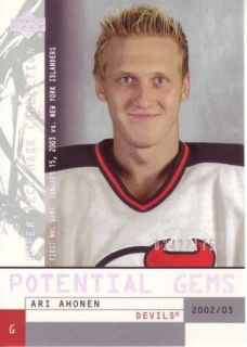 ARI Ahonen 2002 03 UD Mask Collection 154 RC 242 1750