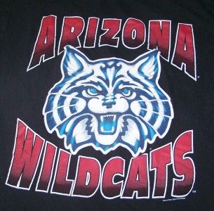 University of Arizona Wildcats Vintage Shirt Large College Retro Tee 