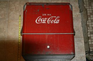 Vintage Coca Cola Cooler Temprite Arkansas City
