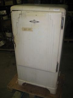 Vintage Antique Refrigerator Frigidaire 1938 38 Art Deco