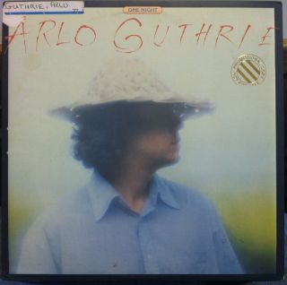 ARLO GUTHRIE one night LP VG+ Promo BSK 3232 Vinyl 1978 Record