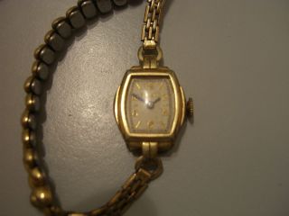Antique Ladies Bulova Watch Rolled 10K Gold Plated 1930s