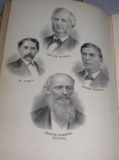 Very RARE 1879 Pekin Delavan Washington Illinois IL 1st Edition 