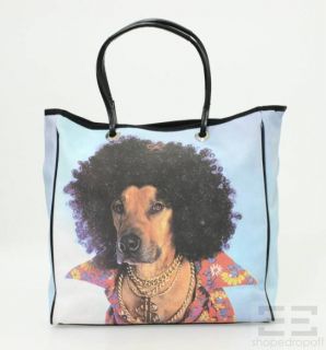 Anya Hindmarch Multicolor Graphic Dog Print Tote Bag