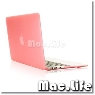 New Arrivals Rubberized Pink Hard Case Cover for MacBook Air 13 A1369 