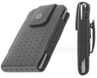 Leather Vertical Case Pouch for Apple iPhone 5 Black Holster Belt Clip 