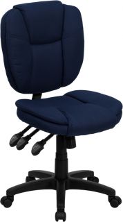   Multi Function Swivel Tilt Home Office Desk Task Armless Chairs