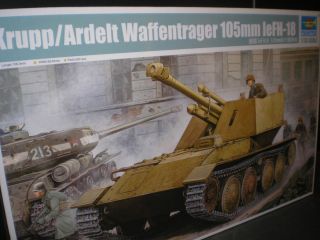 Trumpeter 1 35 Krupp Ardelt Waffentrager 105mm leFH 18 Tank Destr 