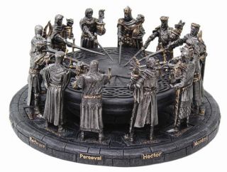 King Arthur Medieval Knights of The Round Table Statue