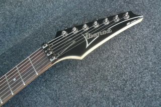 Ibanez S7420 BK 7 String Electric Guitar Super SLIM and light