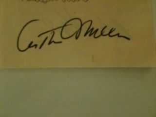 Arthur Miller (d. 2005) playwright Signed cut Autograph