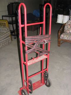 FURNITURE APPLIANCE DOLLY WITH RATCHET STRAP AND STAIR CLIMBER