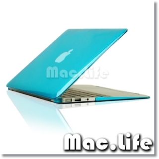 NEW ARRIVALS Crystal AQUA BLUE Hard Case Cover for Macbook Air 11 