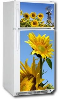 Appliance Art Sunflower Refrigerator Magnet Cover T B