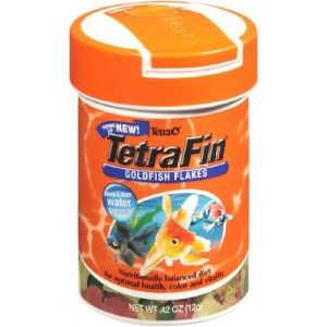 Tetra Tetrafin Goldfish 42 oz Flakes Tropical Fish Food