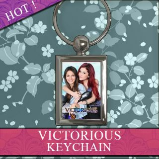 Ariana Grande & Victoria Justice   Little Red Photo Keychain Gift 