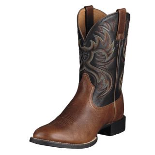 Ariat Mens Heritage Horseman Cowboy Western Boot Maple Brick 10002581 