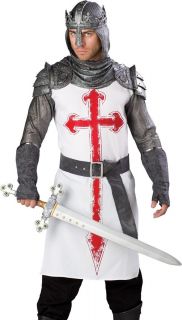 Medieval Knight King Arthur Crusader Halloween Costume